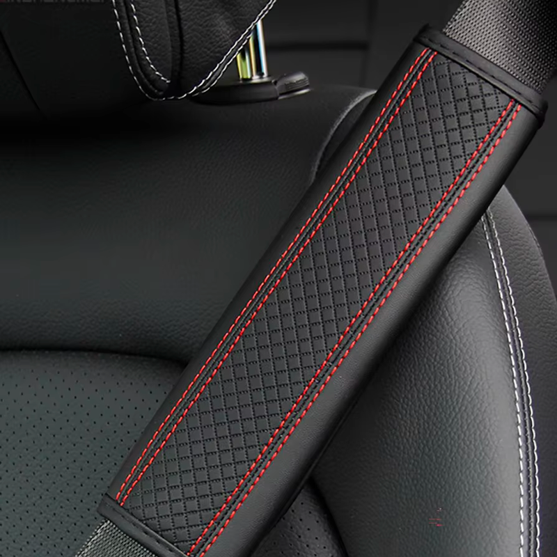 Leather Seat Belt Cover