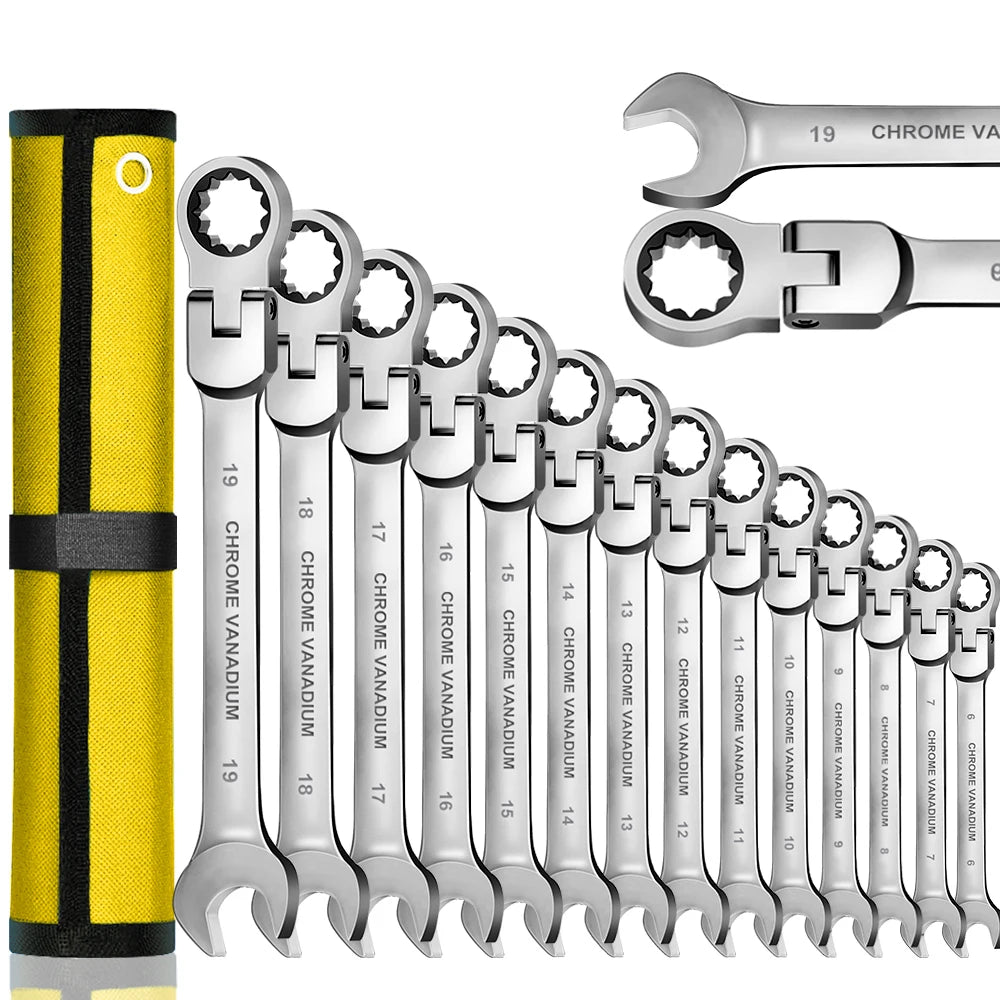 Flex Head Wrench Set